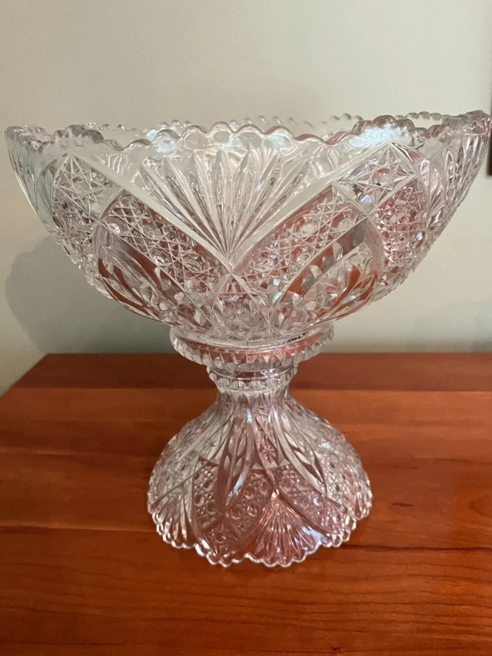 Vintage 2 Piece ABP Punch Bowl